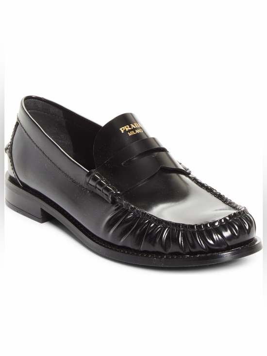 Prada Shoes - Authentic Prada Ruched Toe Penny Loafer in 38 EU